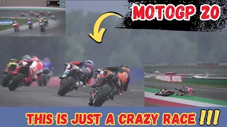 GAME_MOTOGP20/COMPETE WITH VALENTINO ROSSI, TERRIBLE FALLS FIRST PERSON! #motogp20 #gameplay #falls