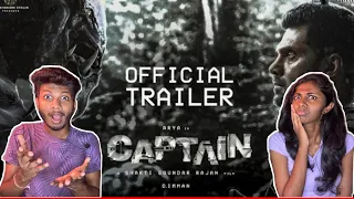 Captain Official Trailer - Reaction | Arya, Aishwarya Lekshmi | D Imman| Shakti Soundar Rajan | ODY
