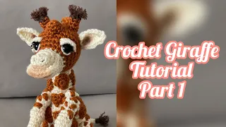 Giraffe Crochet Tutorial Part 1/ Ganchillo. Voz en español / English subtitles.