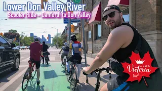 Danforth to Don Valley | Don River Trail Ride - Toronto [Victoria Day May 2024]