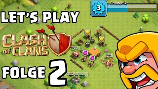 LET'S PLAY CLASH OF CLANS - Folge 2! 😍 ANGRIFF! 😱