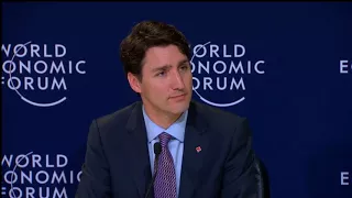 Pt 2 Justin Trudeau WEF Press Conference (Jan 25, 2018)