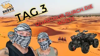 Ägypten 🇪🇬🐪 - TAG 3 - Quad Tour durch die Wüste Sahara bei Sonnenuntergang ☀️ | die PÜFFCHENS