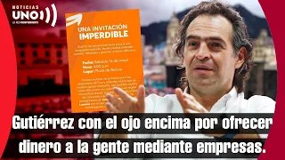 FEDERICO GUTIÉRREZ CON EL OJO ENCIMA: Constructura ofrece 200 mil por asistir a evento del candidato