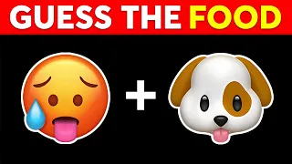 GUESS the FOOD by EMOJI 🤔 Emoji Quiz| Quiz Zone
