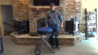 Napoleon Travel Q Portable Cart Gas Grill Propane Product Review How to use and install