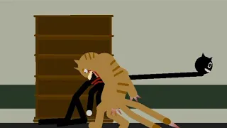 Cartoon Cat vs Gorefield (Battle of Creepy Cat) - Stickman Animation