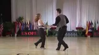 Melissa Rutz & Jordan Frisbee US Open Strictly Swing 2012