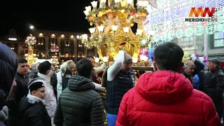 Sant'Agata, la candelora degli ortofrutticoli e Pellegrino