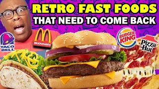 TOP 5 RETRO FAST FOOD! 80s/90s/2000s Foods That Need To Return (McDonald's, Taco Bell, Pizza Hut)