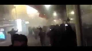 New Years 2015 In Berlin Looks Like a War Zone