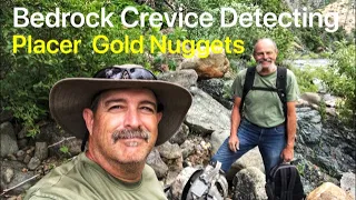 Bedrock Crevice Detecting for Placer Gold Nuggets