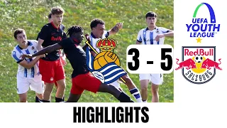 Salzburg U19 5-2 Real Sociedad U19 | UEFA YOUTH LEAGUE | Highlights and Goals