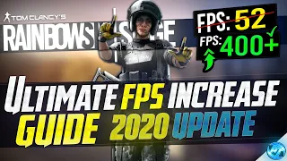 🔧 Rainbow Six Siege: Dramatically increase performance / FPS with any setup! 2020 MAJOR Update