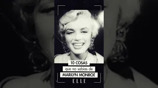 10 cosas que no sabías sobre Marilyn Monroe | Elle España