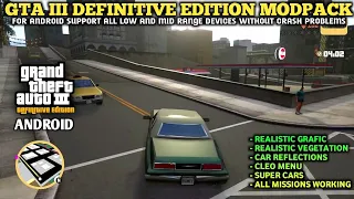 GTA 3 DEFINITIVE EDITION  FOR ANDROID 🔥 / SUPPORT ALL ANDROID VERSIONS WITHOUT CRASH ☑️