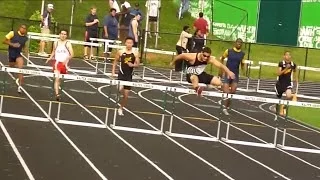 Elad Covaliu Wins the 4A West Region 300 Meter Hurdle Finals