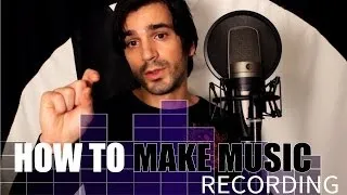 How to record a song!  Recording vocals, guitar and piano.