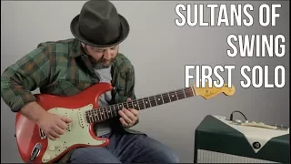 "Sultans of Swing" First Solo Guitar Lesson - Dire Straits, Mark Knopfler