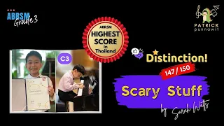 Scary Stuff by Watts | ABRSM Piano Grade 3 - C3 • 2021🎖Distinction (147/150) | Patrick Punnawit