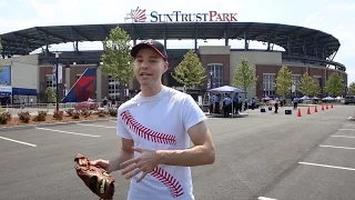 First game ever at SunTrust Park -- April 14, 2017