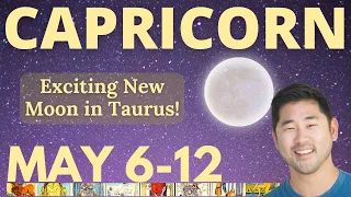 Capricorn - WOW! A GOLDEN NEW BEGINNING AWAITS! 🌠😍 MAY 6-12 Tarot Horoscope ♑️