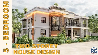 5 Bedroom Two Storey House Design