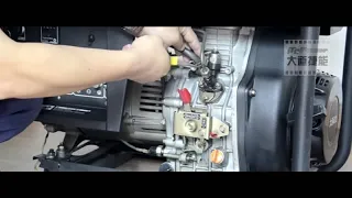 How to use an open diesel generator