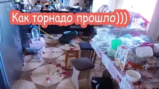 VLOG Тяжелый день после праздника. Гора посуды.