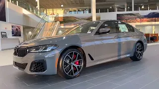 2022 BMW 540i xDrive in Bernina Grey w/ Shadowline Package