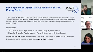 WEBINAR: Development of Digital Twin Capability in the UK energy sector