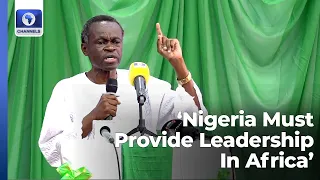 [Full Speech] Nigeria's Democracy Will Have Meaning When She Provides Leadership In Africa - Lumumba