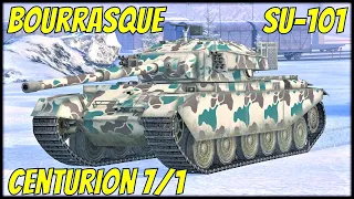 Centurion 7/1, Bourrasque & SU-101 ● WoT Blitz