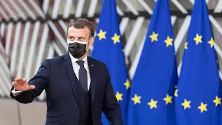 French President Emmanuel Macron slapped in the face