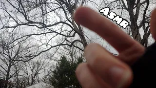 ASMR Before a Storm🌧Outside, Hand Movements, Tapping, & Wind