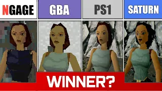 Tomb Raider 1 N-Gage - GBA - PS1 - Saturn Comparison: Visuals, Sound, Framerate Retrotink5x