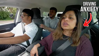 Amateur driver MOM TEACHES SON HOW TO DRIVE a MANUAL car (DRIVING WITH YOUR PARENTS)