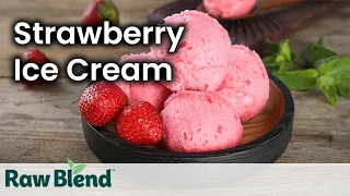 Weight Loss Strawberry Ice Cream Recipe in a Vitamix Blender | Video