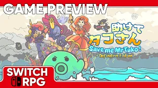 SwitchRPG Previews - Save me Mr Tako: Definitive Edition - Nintendo Switch Gameplay