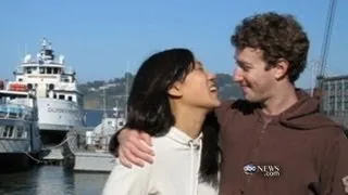 Facebook Stock Down; Mark Zuckerberg Celebrates With New Bride