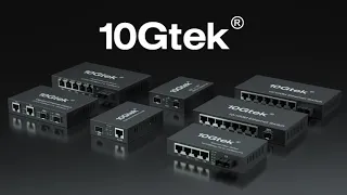 10Gtek Gigabit Ethernet Fiber Media Converter Series, SFP Slot