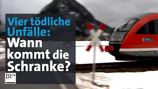 Gefährlicher Bahnübergang: Wann kommt endlich die Schranke? | Abendschau | BR24