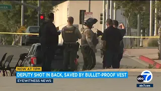 LA County deputy shot in back saved by bullet-proof vest