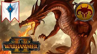 The Sun Dragon. Why Do We Never See It? High Elves Vs Beastmen. Total War Warhammer 2, Multiplayer