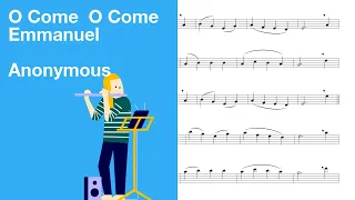 Anonymous - O Come, O Come, Emmanuel [Flute Sheet Music]