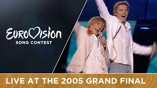 Walter & Kazha - The War Is Not Over (Latvia) Live - Eurovision Song Contest 2005