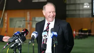 Essendon President David Barham Press Conference