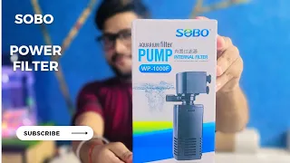 || Unboxing SOBO Internal Filter || Aquarium Needs || WP-1000F ||