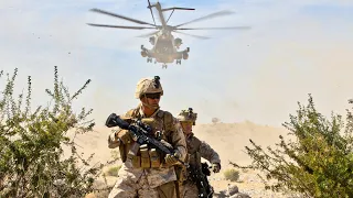 US Marines Air Assault Training RAW Footage