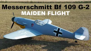 Messerschmitt Bf 109 G | scale RC plane | MAIDEN FLIGHT | 4K | Syrovice 2022